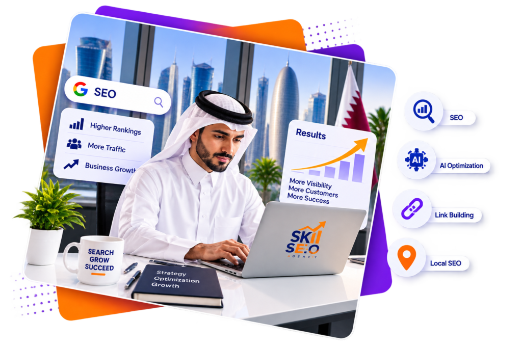 SEO Marketing Agency Growth Collage